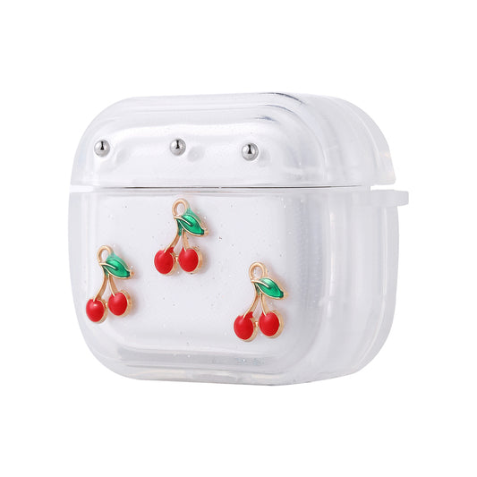 Apple Airpods 3. Nesil Zore Airbag 44 Airbag Tasarımlı Simli Şeffaf Kutup Kılıf