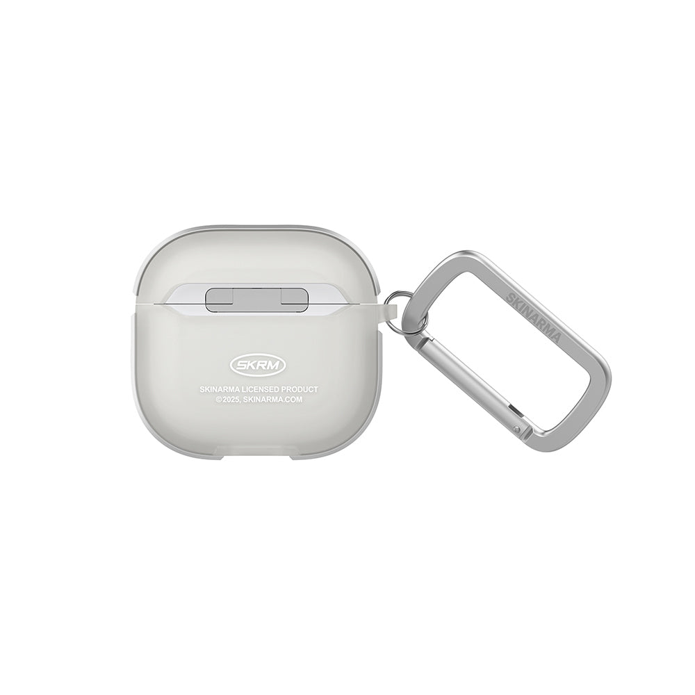 Apple Airpods 4 Kılıf Skinarma Transparan Mat Tasarım Kinzoku Kılıf