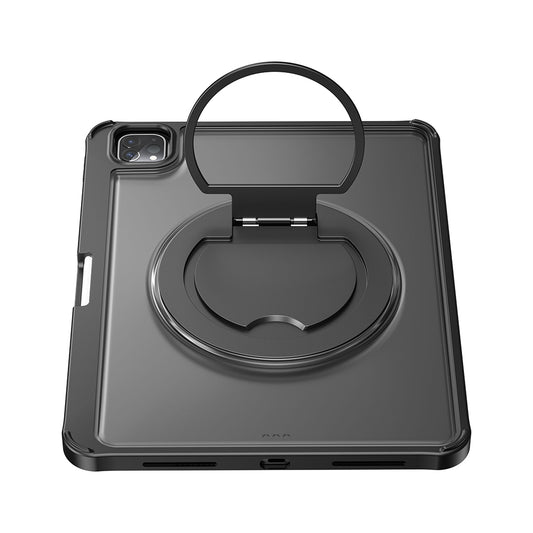 Apple iPad Air 13 2025 M3 Wiwu MK-007 Combo Pro Kalem Bölmeli Klavyeli Standlı Kılıf