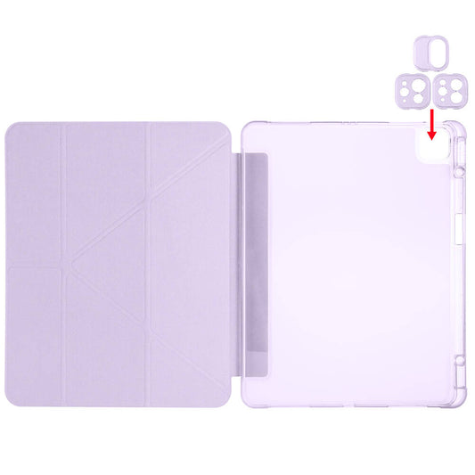 Apple iPad Pro 13 2025 M5 Kılıf Zore Tri Folding Kalem Bölmeli Standlı Kılıf