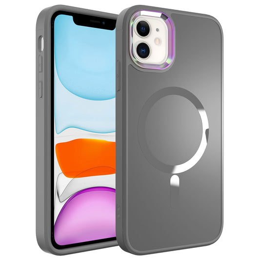 Apple iPhone 11 Kılıf M-safe Wireless Şarj Özellikli Zore Stil Kapak