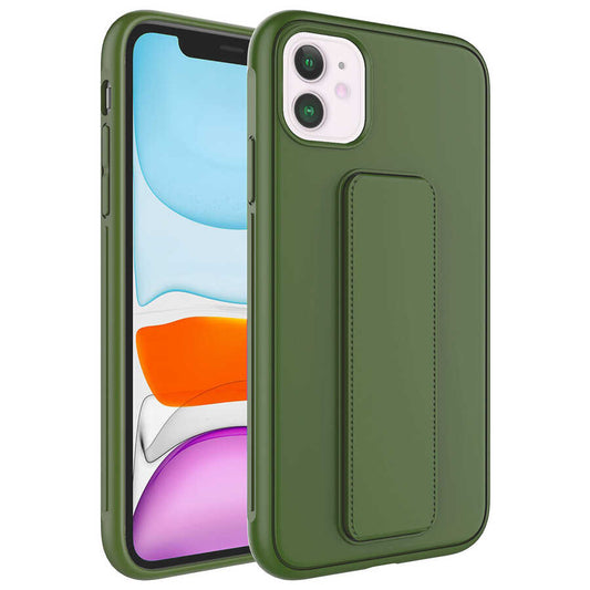 Apple iPhone 12 Kılıf Zore Qstand Kapak