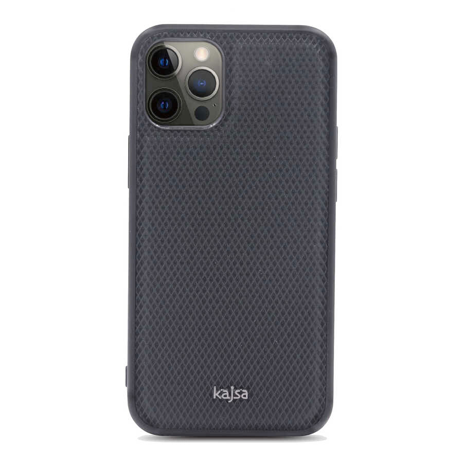 Apple iPhone 12 Pro Max Kılıf Kajsa Preppie Serisi Dark Kapak