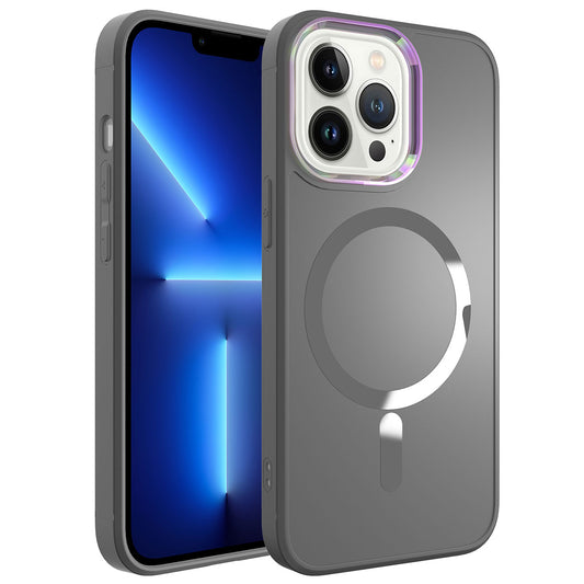 Apple iPhone 12 Pro Max Kılıf M-safe Wireless Şarj Özellikli Zore Stil Kapak