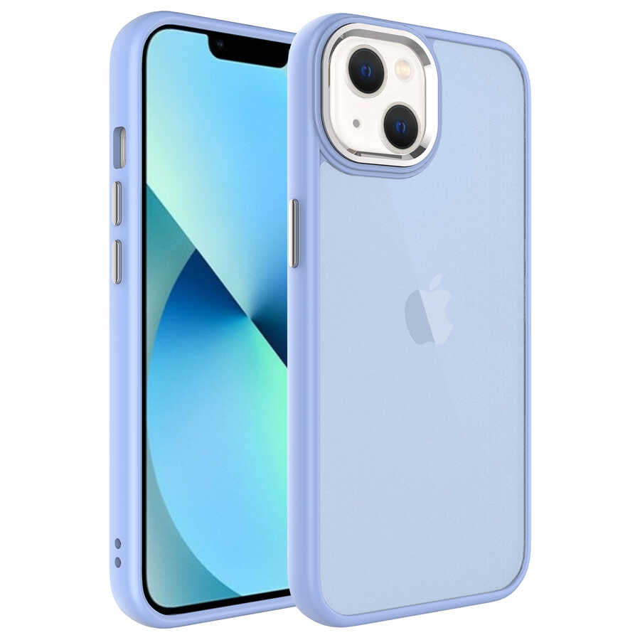Apple iPhone 13 Kılıf Buzlu Sert PC Zore May Kapak