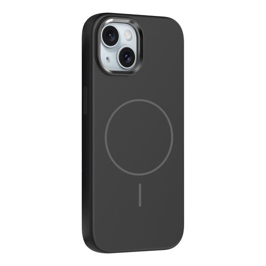 Apple iPhone 13 Kılıf M-Safe Şarj Özellikli Metal Kamera Çerçeveli Zore Edi Silikon Kapak