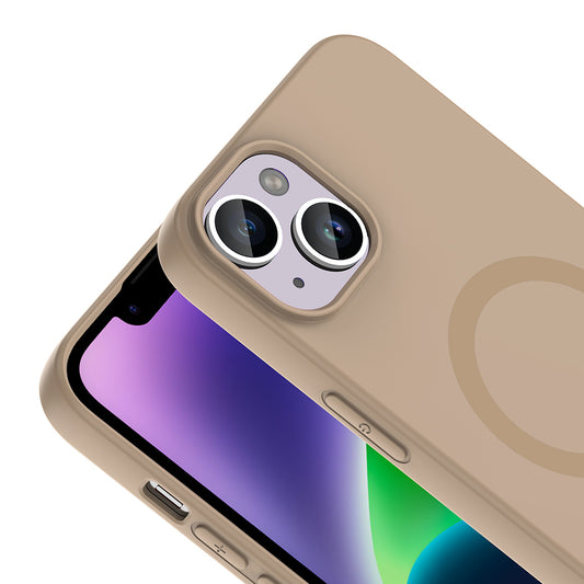 Apple iPhone 13 Kılıf M-Safe Şarj Özellikli Zore Aris Silikon Kapak