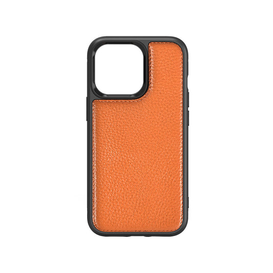 Apple iPhone 13 Mini Kılıf Wiwu Genuine Leather Plastic Calfskin Orjinal Deri Kapak