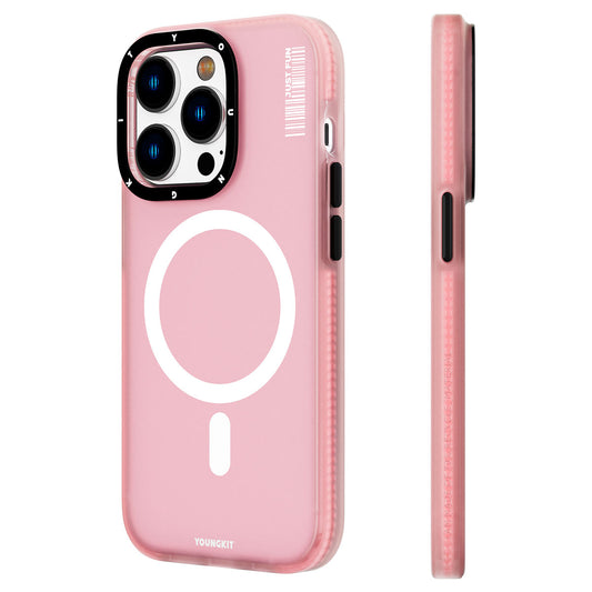 Apple iPhone 13 Pro Kılıf M-safe Şarj Özellikli Youngkit Colored Sand Serisi Kapak