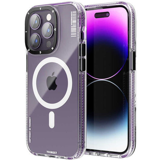 Apple iPhone 13 Pro Kılıf M-safe Şarj Özellikli YoungKit Exquisite Serisi Kapak