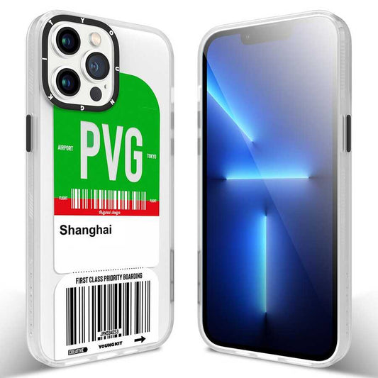 Apple iPhone 13 Pro Kılıf YoungKit Any Time Trip Serisi Kapak