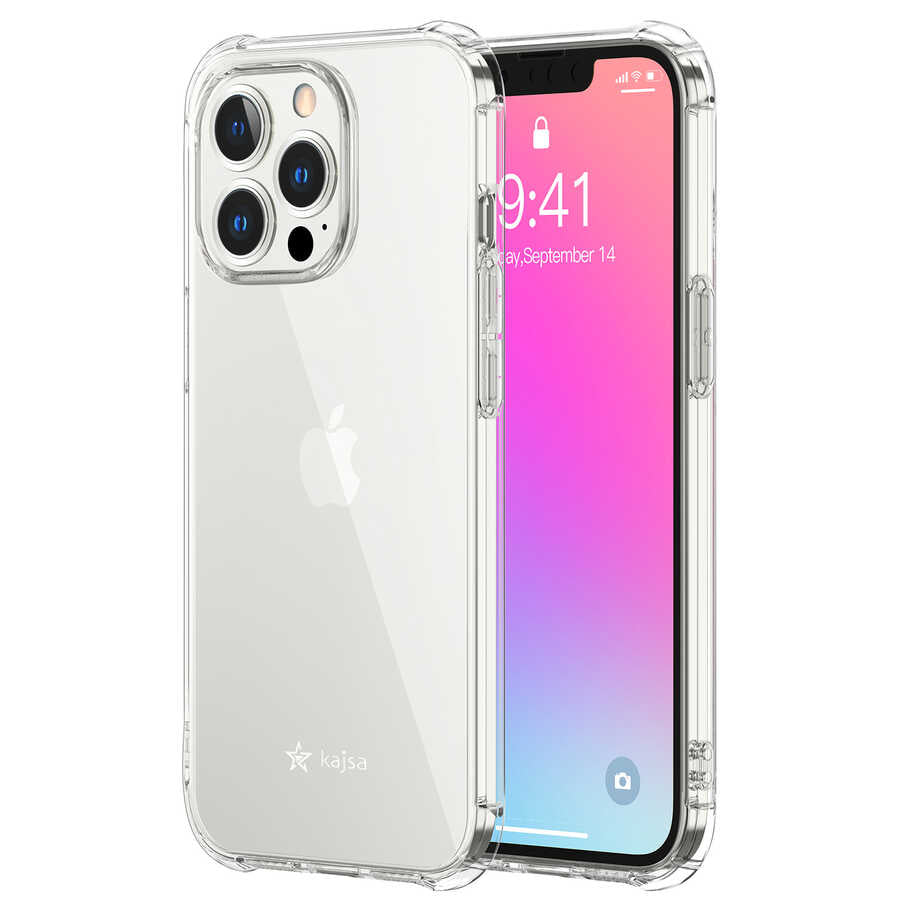 Apple iPhone 13 Pro Max Kılıf Kajsa Transparent Kapak