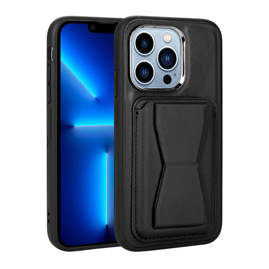 Apple iPhone 13 Pro Max Kılıf Kartlıklı Standlı Pu Deri Zore Memo Kapak