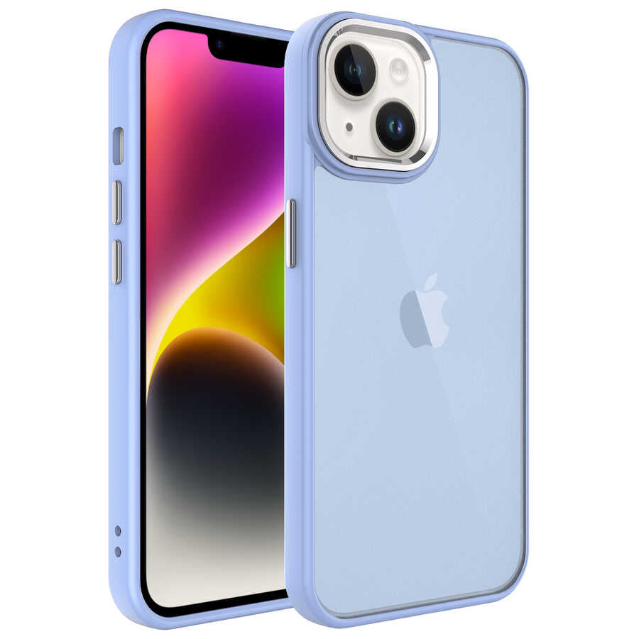 Apple iPhone 14 Kılıf Buzlu Sert PC Zore May Kapak