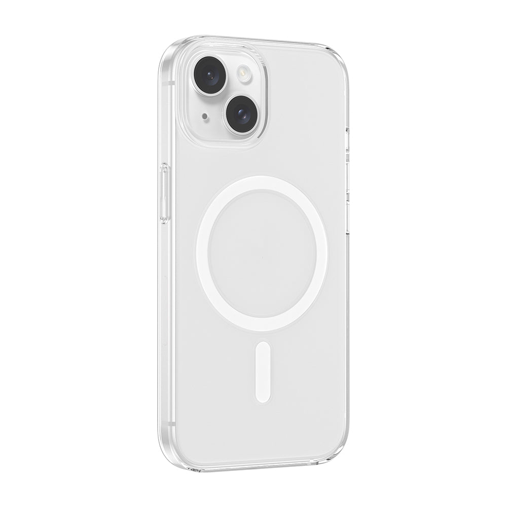 Apple iPhone 14 Kılıf IC Çipli Zore Wireless Şarj Özellikli Şeffaf Orjin Kapak