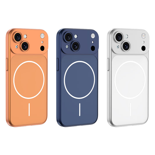 Apple iPhone 14 Kılıf Zore M-Safe Şarj Özellikli Kamera Korumalı Spark Kapak