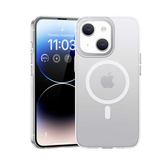 Apple iPhone 14 Plus Kılıf Wireless Şarj Destekli Benks Magnetik Haze Kapak
