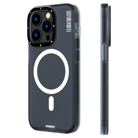 Apple iPhone 14 Pro Kılıf M-safe Şarj Özellikli Youngkit Colored Sand Serisi Kapak