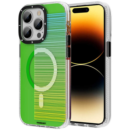 Apple iPhone 14 Pro Kılıf M-safe Şarj Özellikli Youngkit Pure Serisi Kapak