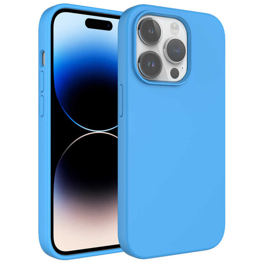 Apple iPhone 14 Pro Kılıf Sıvı Teknolojili Silinebilir Sert Zore Kivi Kapak