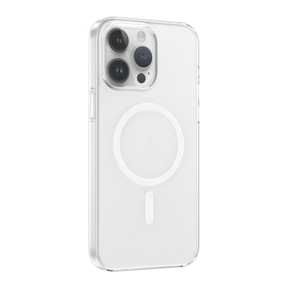 Apple iPhone 14 Pro Max Kılıf IC Çipli Zore Wireless Şarj Özellikli Şeffaf Orjin Kapak