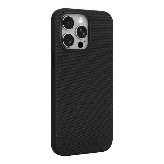 Apple iPhone 14 Pro Max Kılıf M-Safe Şarj Özellikli Kumaş Tasarımlı Zore Miami Sert PC Kapak