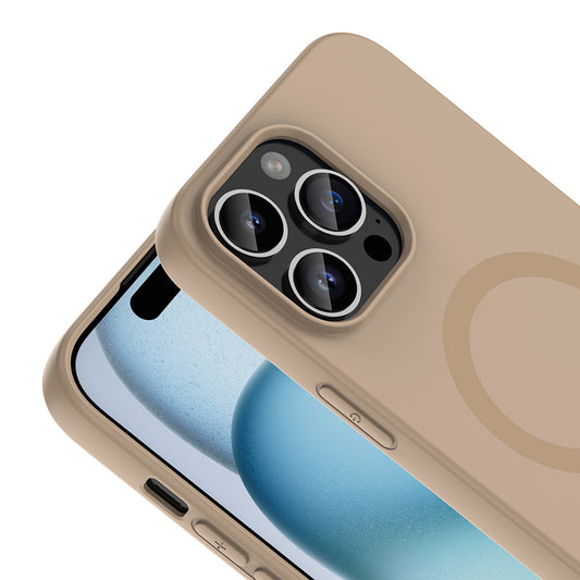 Apple iPhone 14 Pro Max Kılıf M-Safe Şarj Özellikli Zore Aris Silikon Kapak