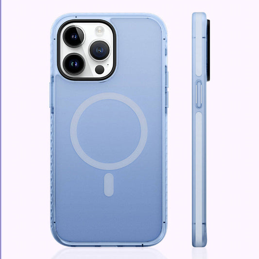 Apple iPhone 14 Pro Max Kılıf M-safe Şarj Özellikli Mat Arka Yüzey Benks Drop Resistance Kapak