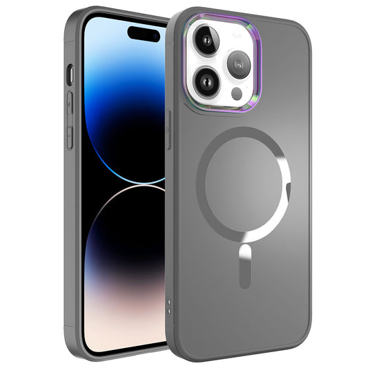 Apple iPhone 14 Pro Max Kılıf M-safe Wireless Şarj Özellikli Zore Stil Kapak