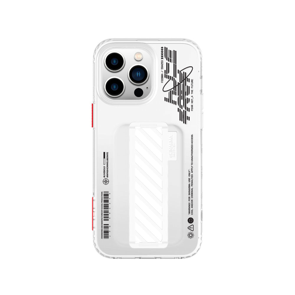 Apple iPhone 14 Pro Max Kılıf SkinArma Şeffaf Desenli Kaze Kapak