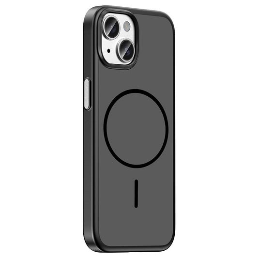 Apple iPhone 15 Kılıf M-Safe Şarj Özellikli Zore Lora PC Kapak