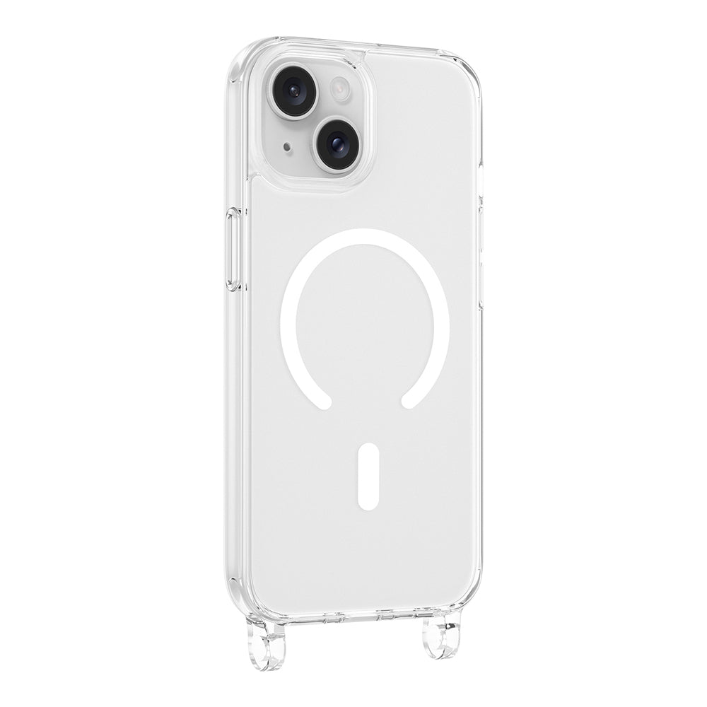Apple iPhone 15 Kılıf M-safe Şarj Özellikli Zore X-Rop Kapak