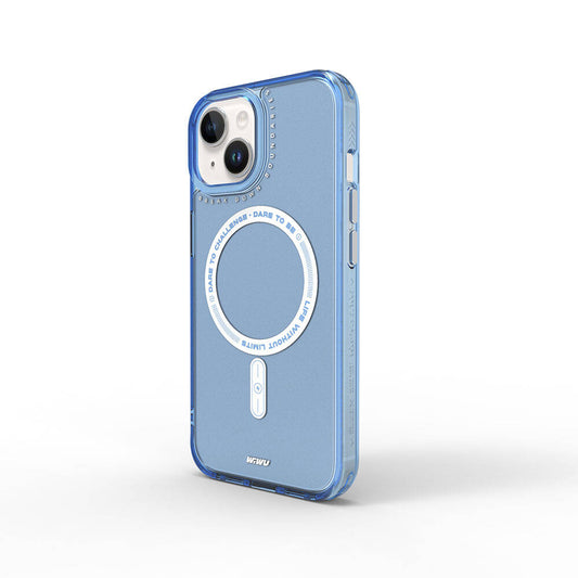 Apple iPhone 15 Kılıf M-safe Şarj Özellikli Wiwu Basic Color J Serisi Kapak