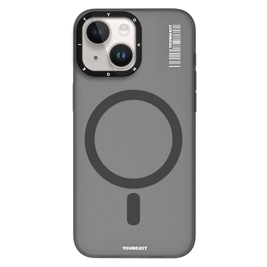 Apple iPhone 15 Kılıf M-safe Şarj Özellikli Youngkit Hidden Sand Serisi Kapak