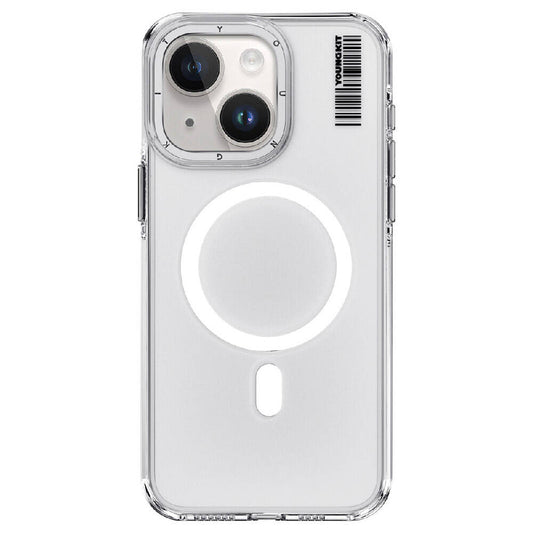 Apple iPhone 15 Plus Kılıf M-safe Şarj Özellikli Şeffaf Youngkit Crystal Shield Serisi Kapak