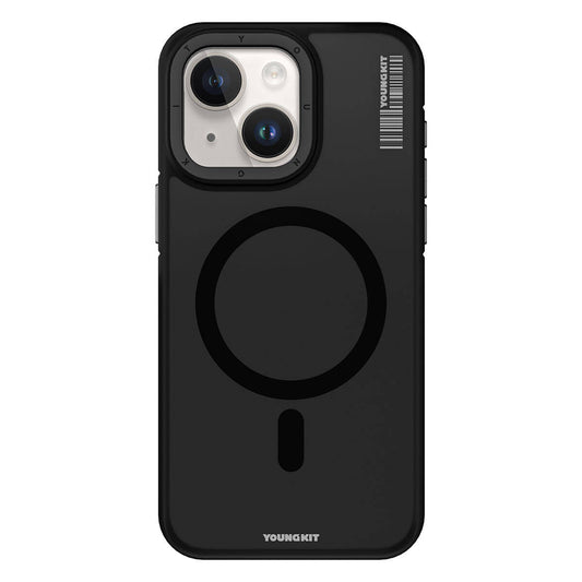 Apple iPhone 15 Plus Kılıf M-safe Şarj Özellikli Youngkit Rock Sand Serisi Kapak