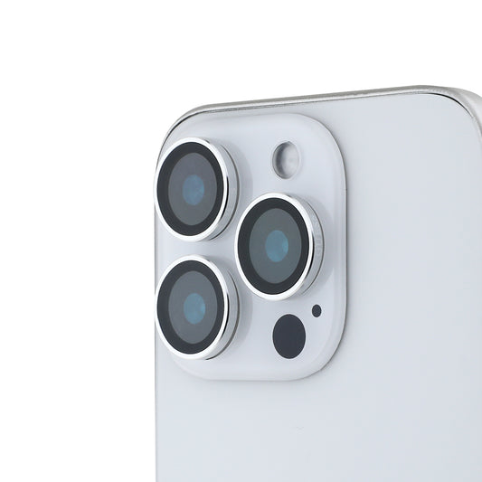 Apple iPhone 15 Pro Guess Orjinal Lisanslı Metal Kamera Lens Koruyucu