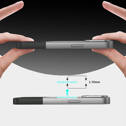 Apple iPhone 15 Pro Kılıf M-Safe Şarj Özellikli Mıknatıslı Zore Duble Kapak