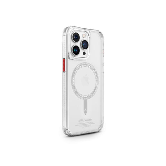 Apple iPhone 15 Pro Kılıf SkinArma Şeffaf Airbag Tasarımlı M-safe Şarj Özellikli Saido Kapak