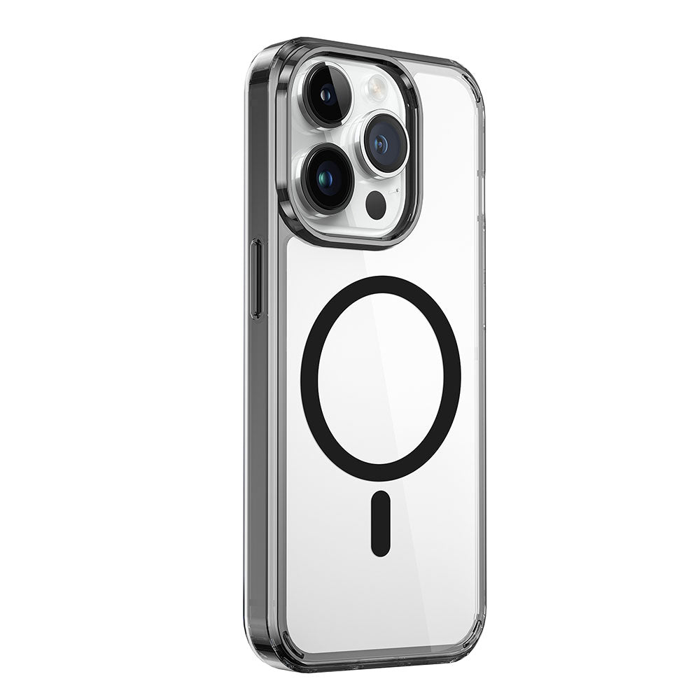 Apple iPhone 15 Pro Kılıf Wiwu MCC-101 Magnetic Crystal Sert PC Kapak