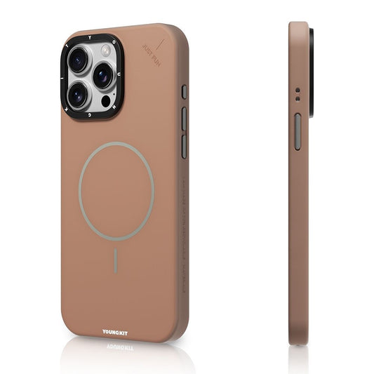 Apple iPhone 15 Pro Max Kılıf M-safe Şarj Özellikli Youngkit Dynamag Serisi Kapak