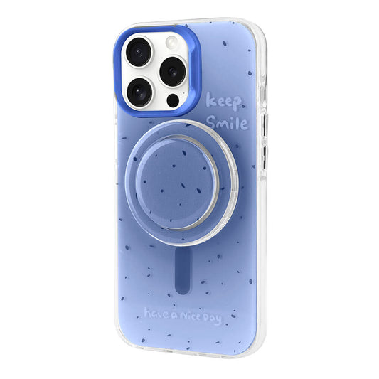 Apple iPhone 15 Pro Max Kılıf M-safe Şarj Özellikli Tak-Çıkar Pop Soketli Zore Tiktok Kapak