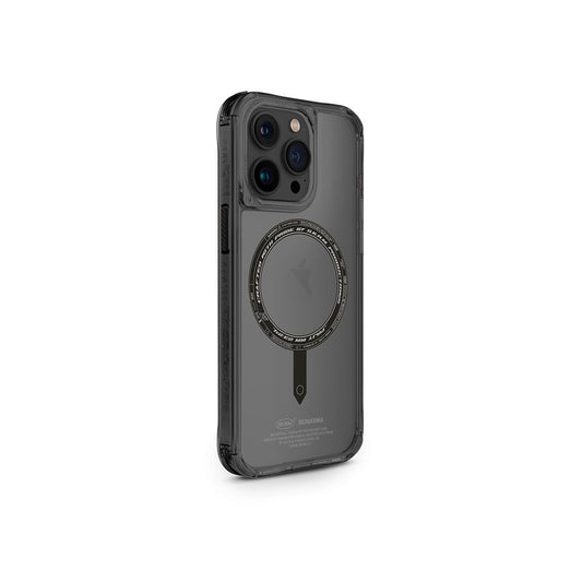 Apple iPhone 15 Pro Max Kılıf SkinArma Şeffaf Airbag Tasarımlı M-safe Şarj Özellikli Saido Kapak