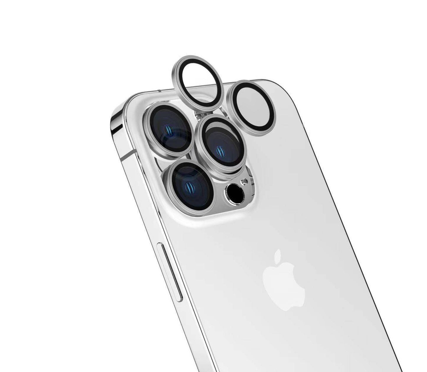 Apple iPhone 15 Pro Zore Safir CL-15 Parmak İzi Bırakmayan Anti-Reflective Kamera Lens Koruyucu