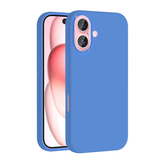 Apple iPhone 16 Plus Kılıf M-safe Şarj Özellikli Sıvı Teknolojili Silinebilir Sert Zore Kivi Kapak