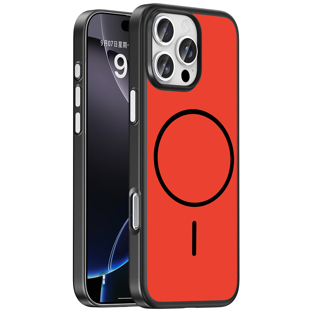 Apple iPhone 16 Pro Kılıf M-Safe Şarj Özellikli Zore Lora PC Kapak