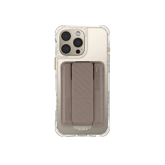 Apple iPhone 16 Pro Kılıf SkinArma Şeffaf M-safe Şarj Özellikli Prime Edition Kado Kartlıklı Saido Kapak