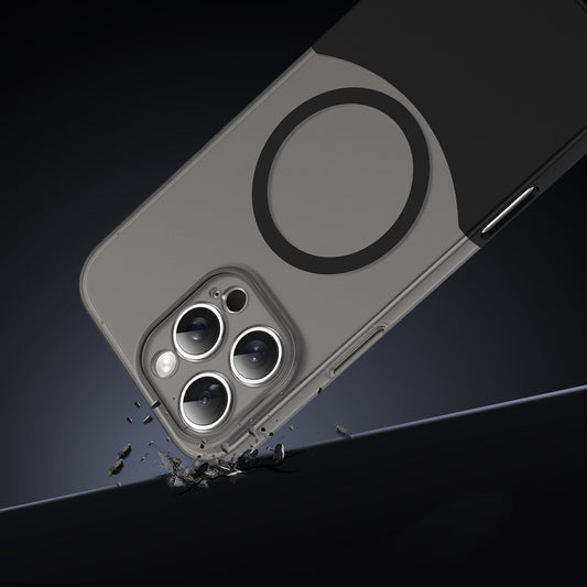 Apple iPhone 16 Pro Max Kılıf M-Safe Şarj Özellikli Mıknatıslı Zore Duble Kapak