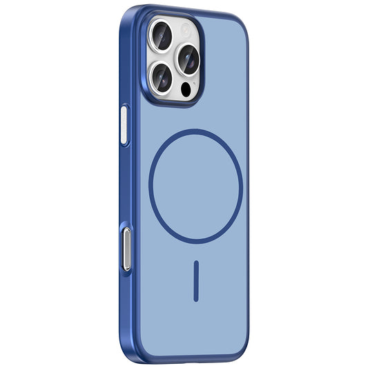 Apple iPhone 16 Pro Max Kılıf M-Safe Şarj Özellikli Zore Lora PC Kapak
