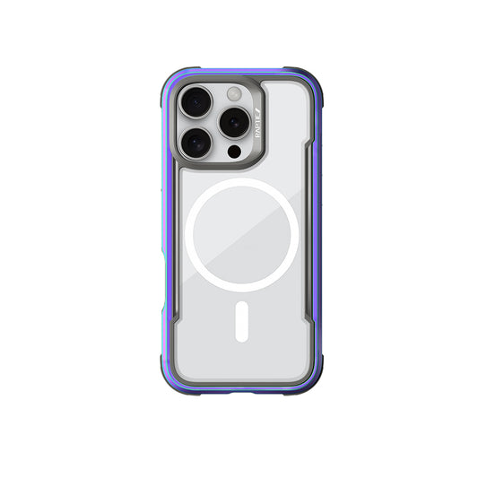 Apple iPhone 16 Pro Max Kılıf M-safe Şarj Özellikli Airbagli Raptic Shield Serisi Şeffaf Arka Yüzey Kapak